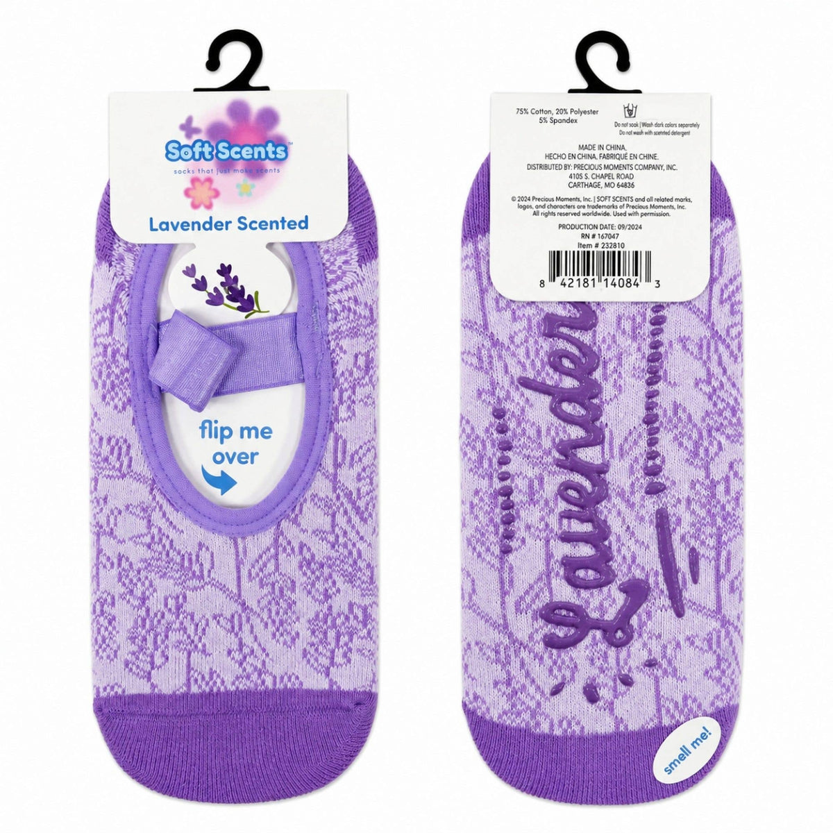 Precious Moments Scented Grip Slipper Socks Floor Display