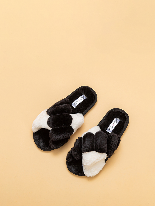 SLP2120 Amanda Two-Tone Slippers