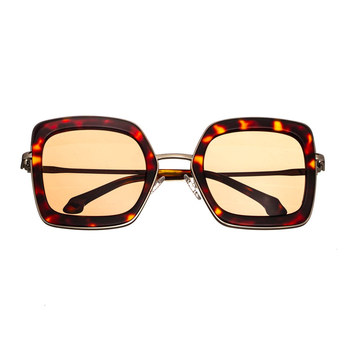 Bertha Ellie Handmade-in-Italy Polarized Square Sunglasses