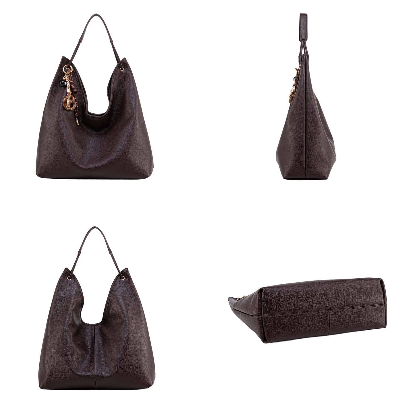MKF Eloa Women's Hobo Bag with Wallet- 2-piece set by Mia K
