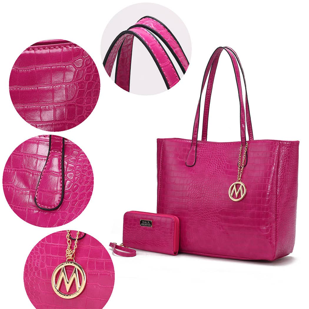 Sadie Oversize women's Tote & Wallet Set by Mia K