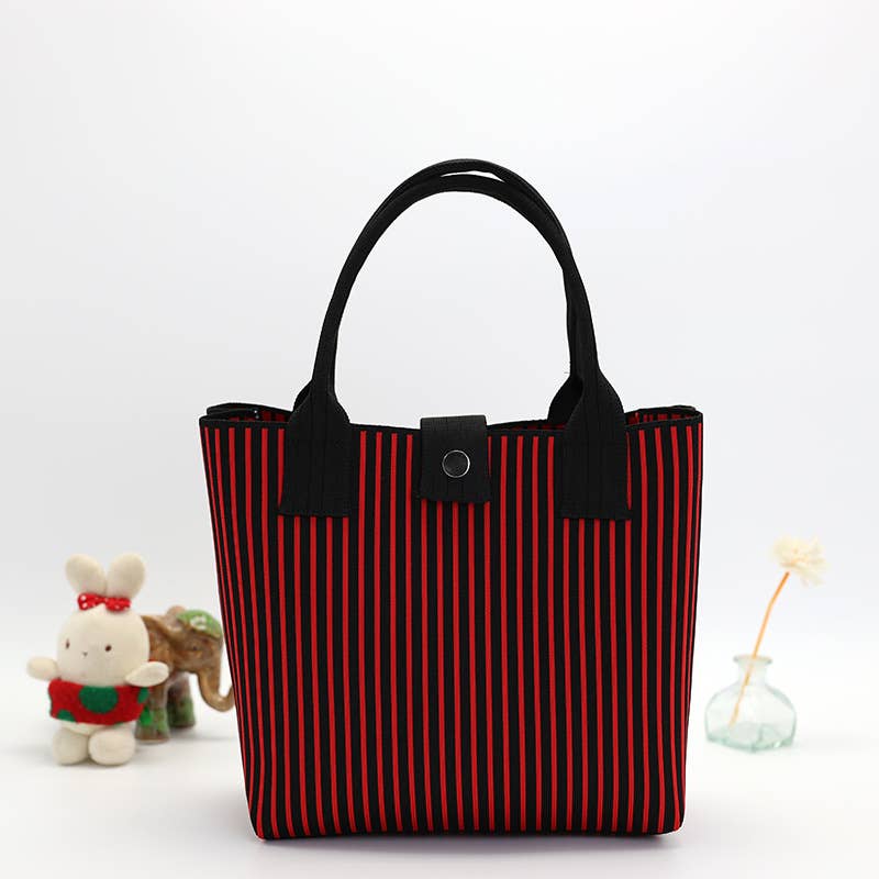 414 Handmade Houndstooth Tote Bag Casual Canvas Bag