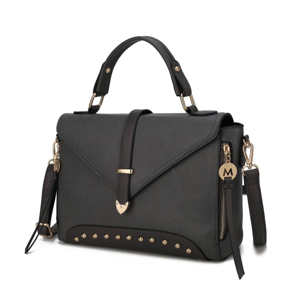 Angela Satchel Handbag Vegan Leather Women's Bags by Mia K