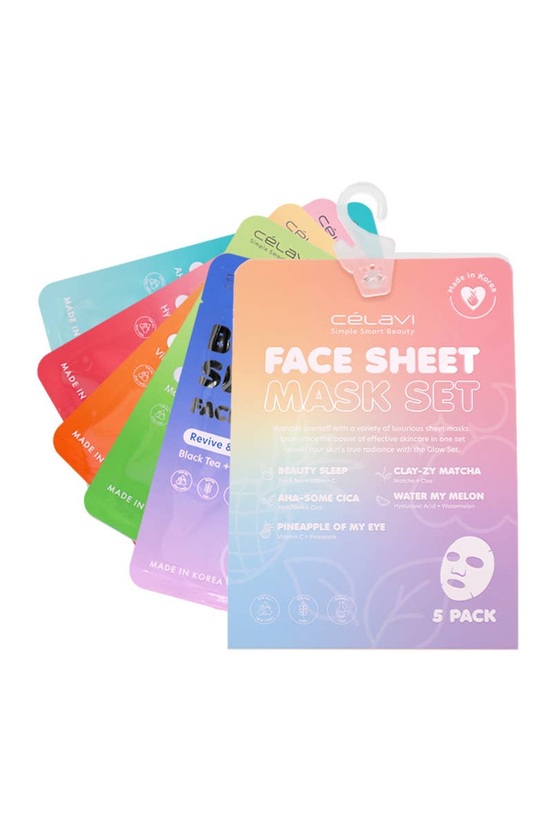 2826 Celavi FM012 Face Sheet Mask Set