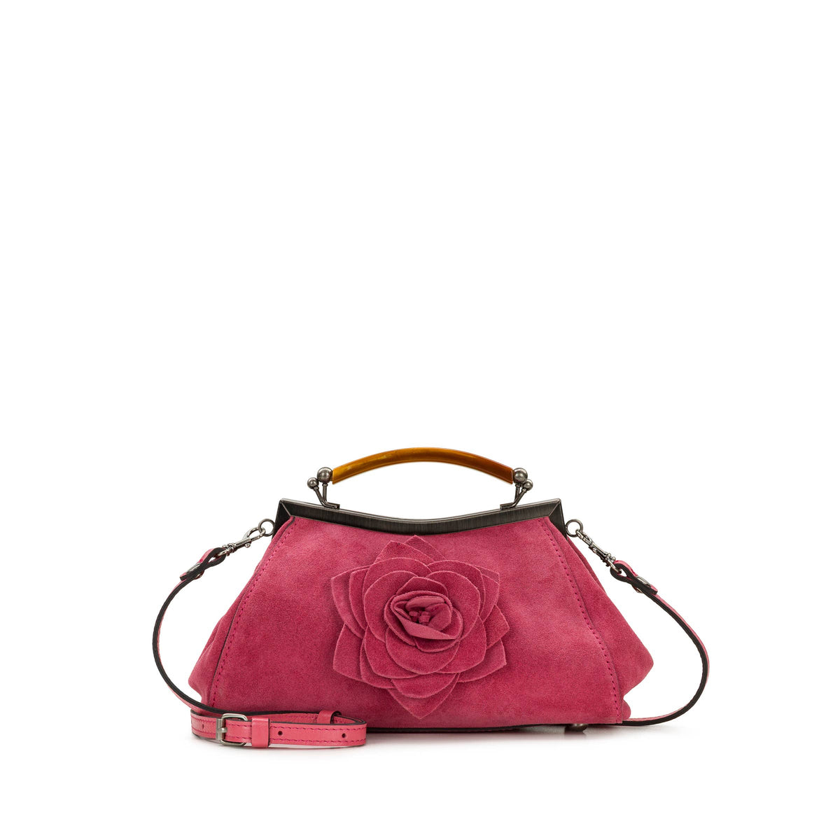 Kelmscott Frame with Parisian Rose Tooling - Suede Leather