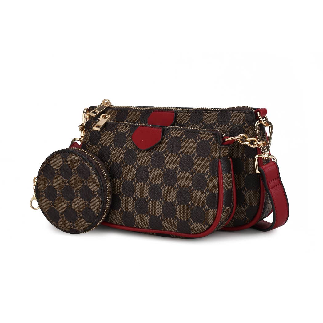 381 Evanna 3 pcs Crossbody Handbag Women by Mia K.