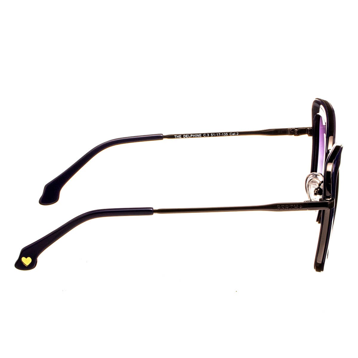 Bertha Delphine Handmade-in-Italy Polarized Sunglasses
