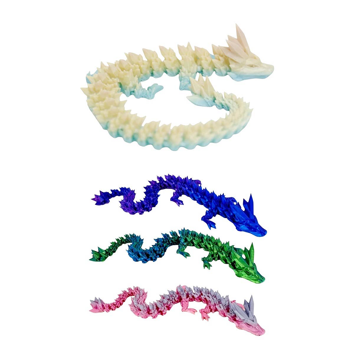 177 3D Print Tail Dragon Animal Figure Toy