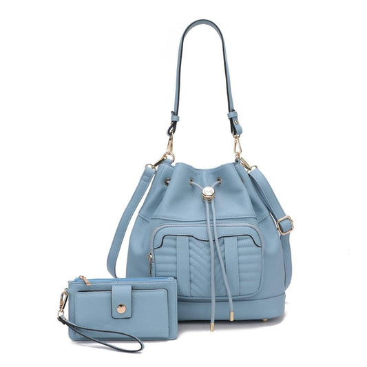 Ryder Vegan Leather Women Shoulder Bag with Wallet by Mia K