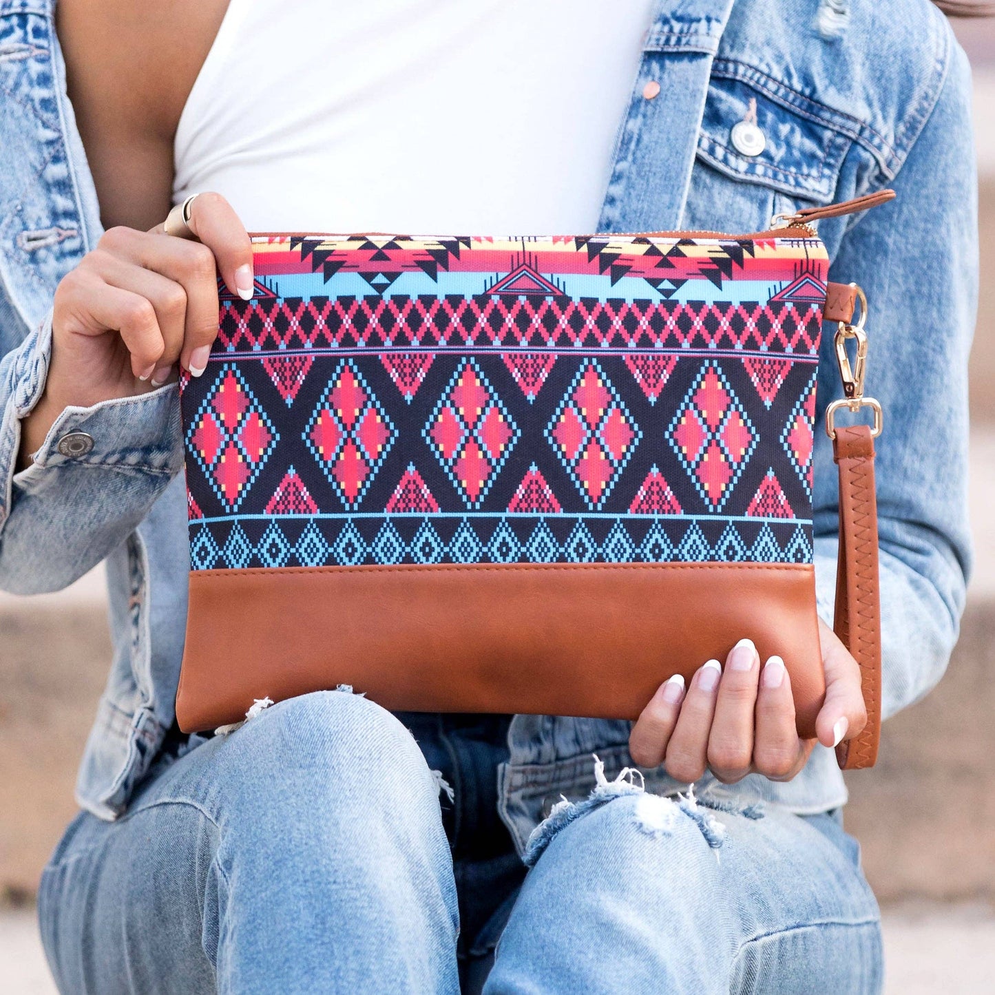 Aztec Boho Clutch #2080