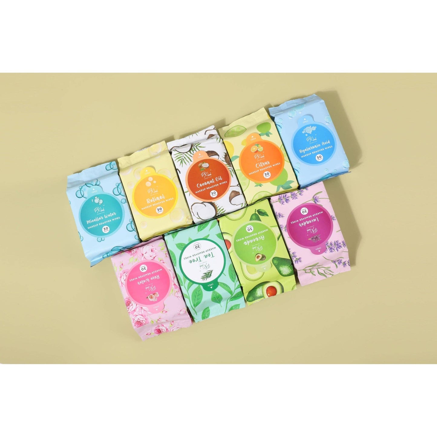 2850 Makeup Remover Wipes - Available in 18 Refreshing Scents