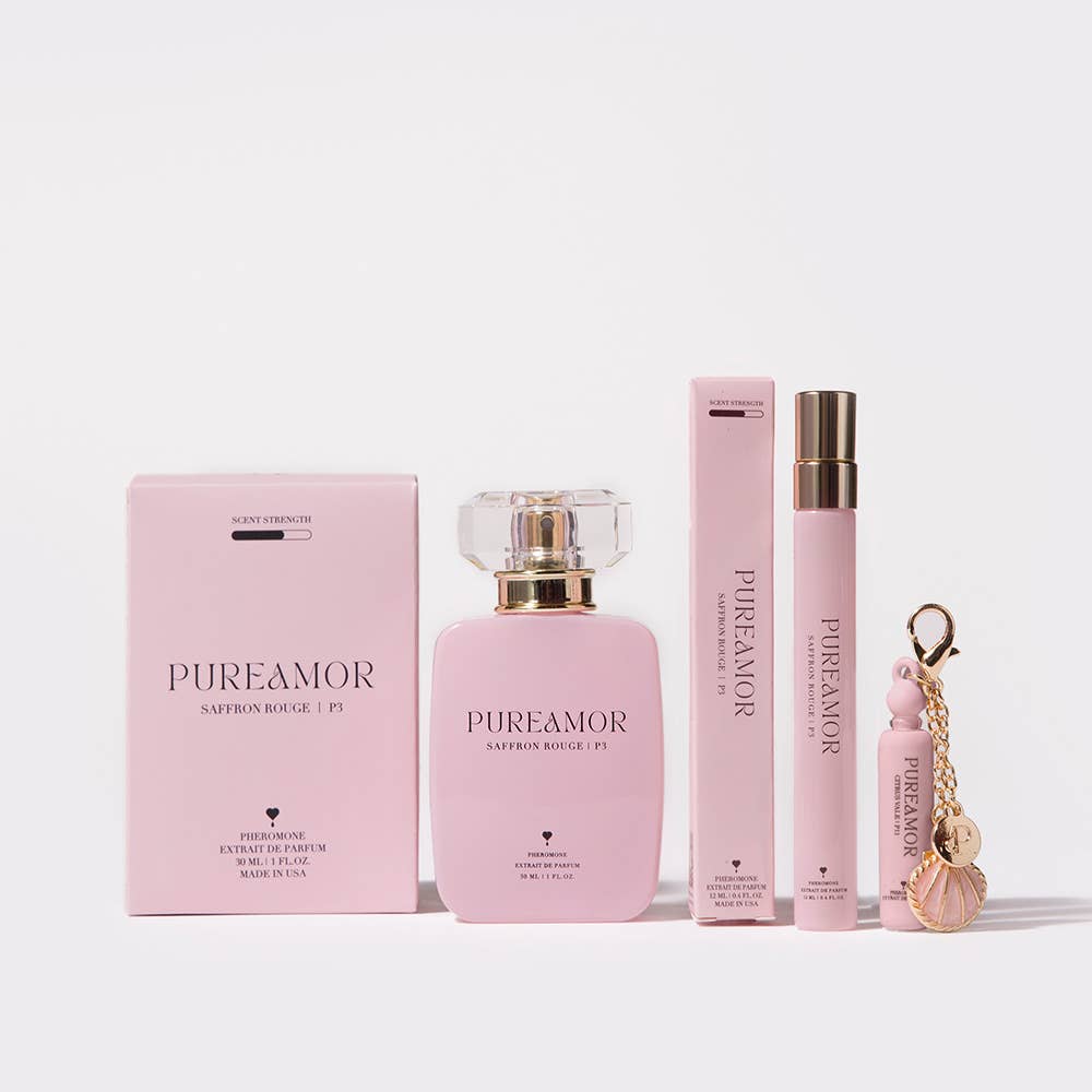 Saffron Rouge | P3 Pheromone Perfume - 2ml Keychain
