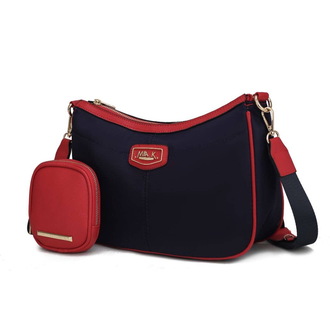 Freya 2-Pc Crossbody Handbag Vegan Leather by Mia K