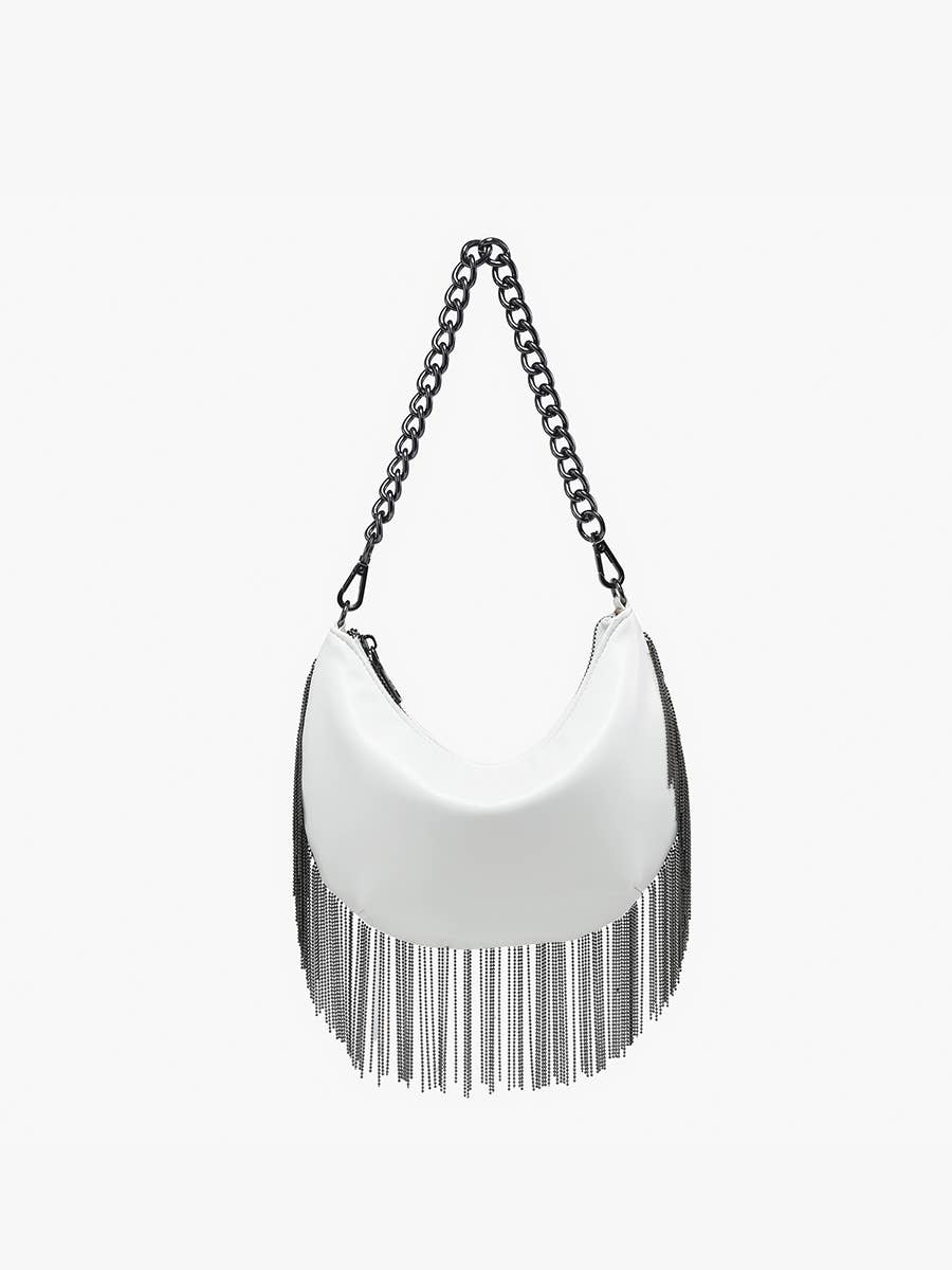 Juna Fringe Crossbody – Chain Strap Bag | EH2568