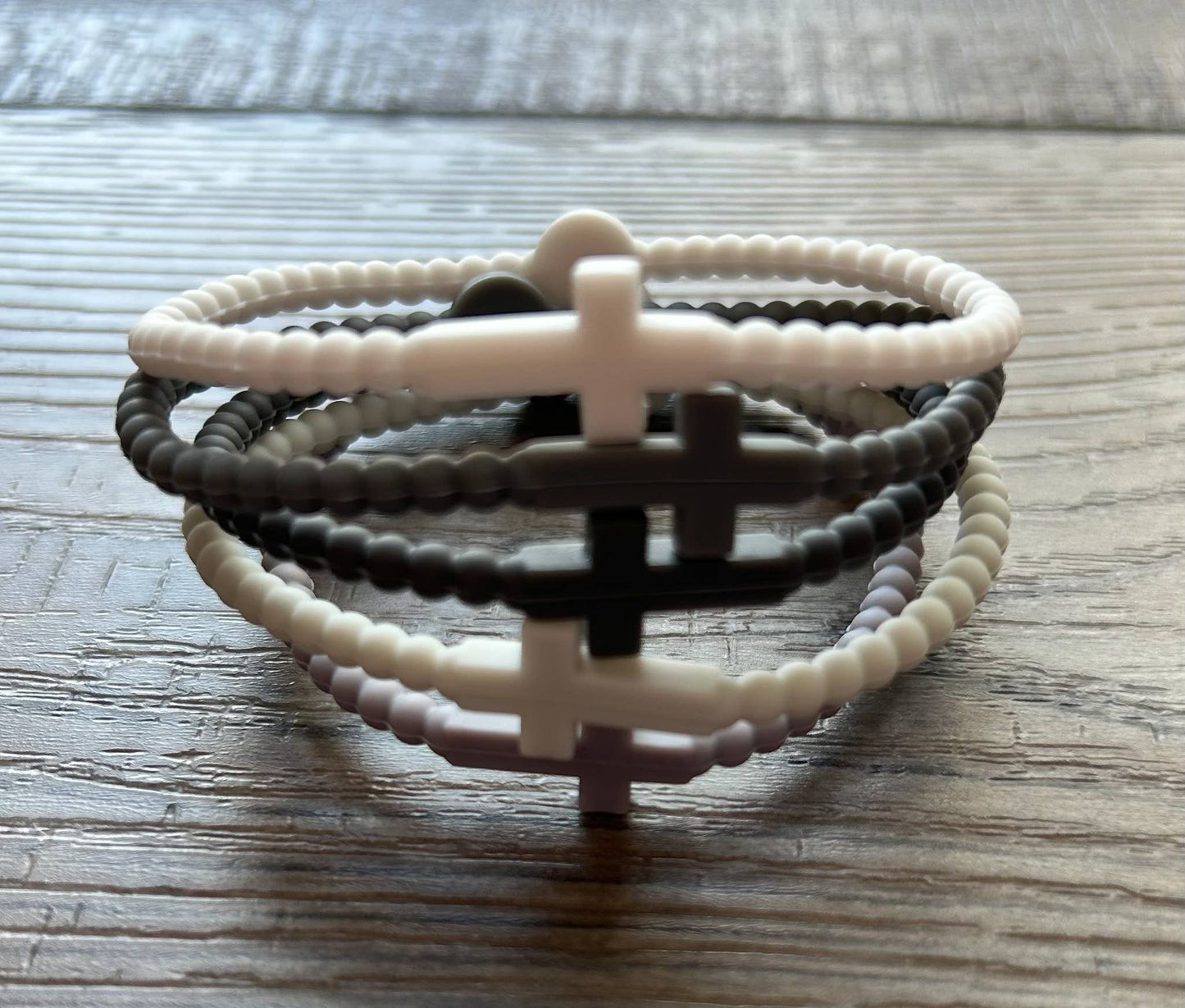 2792 Silicone Cross Bracelet