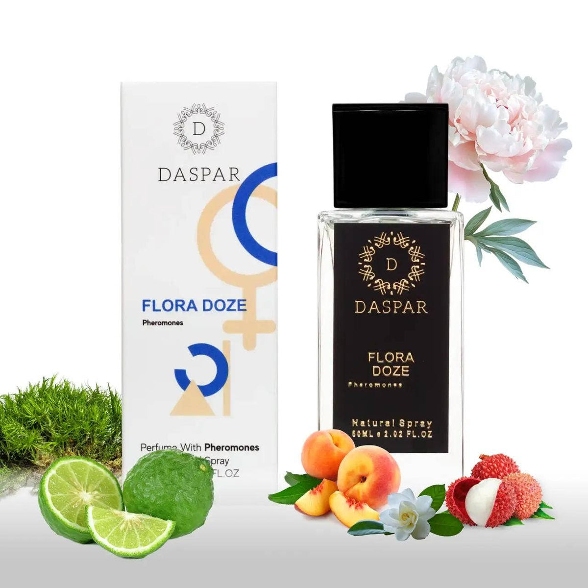 DASPAR FLORA DOZE UNISEX PERFUME WITH PHE.RO.MO.NES 2.02