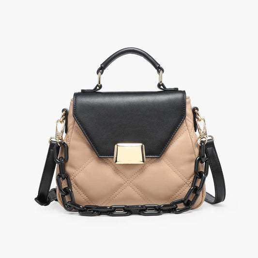 M2405 Ollie Quilted Crossbody Bag – Chain Strap