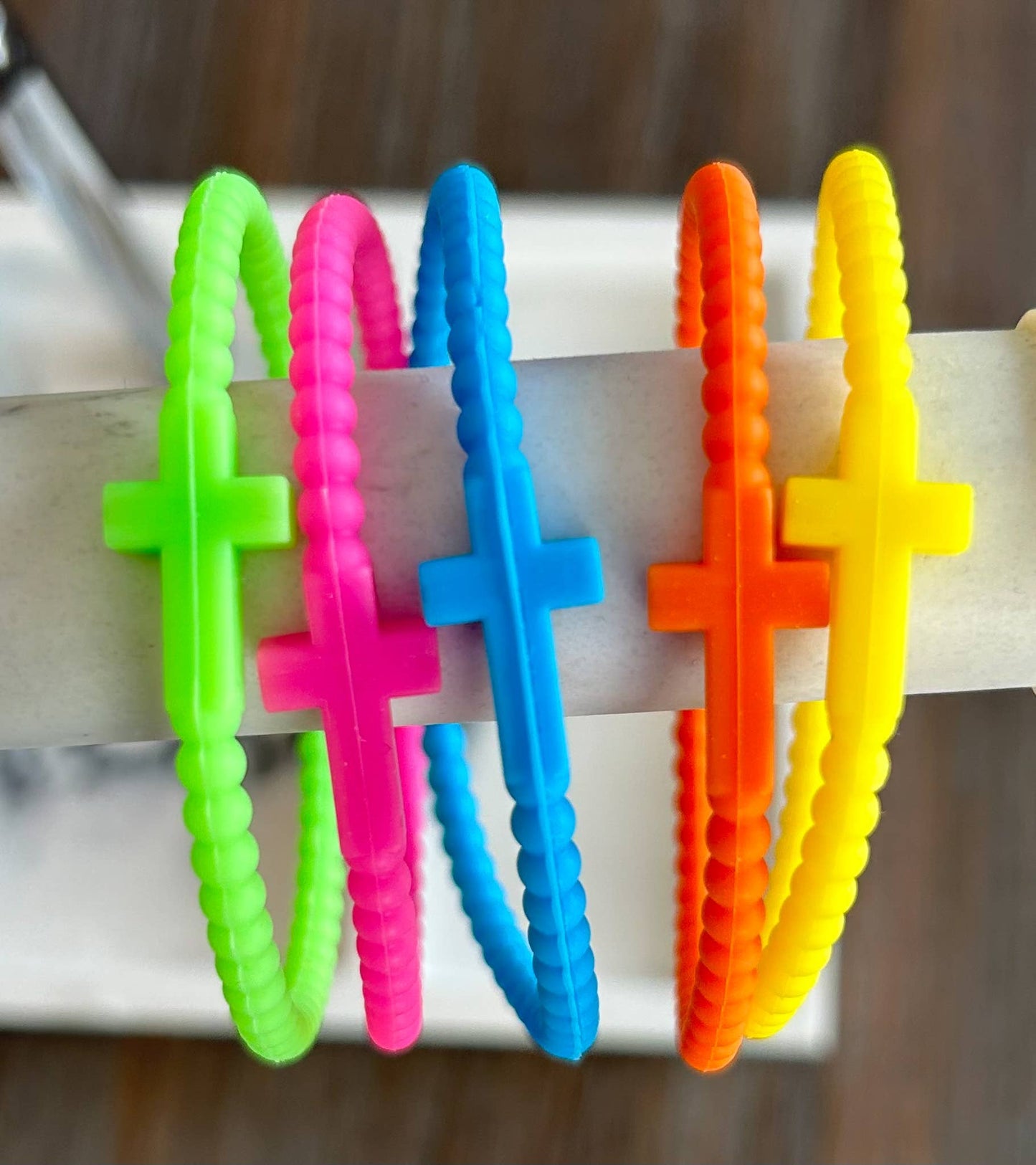 2792 Silicone Cross Bracelet