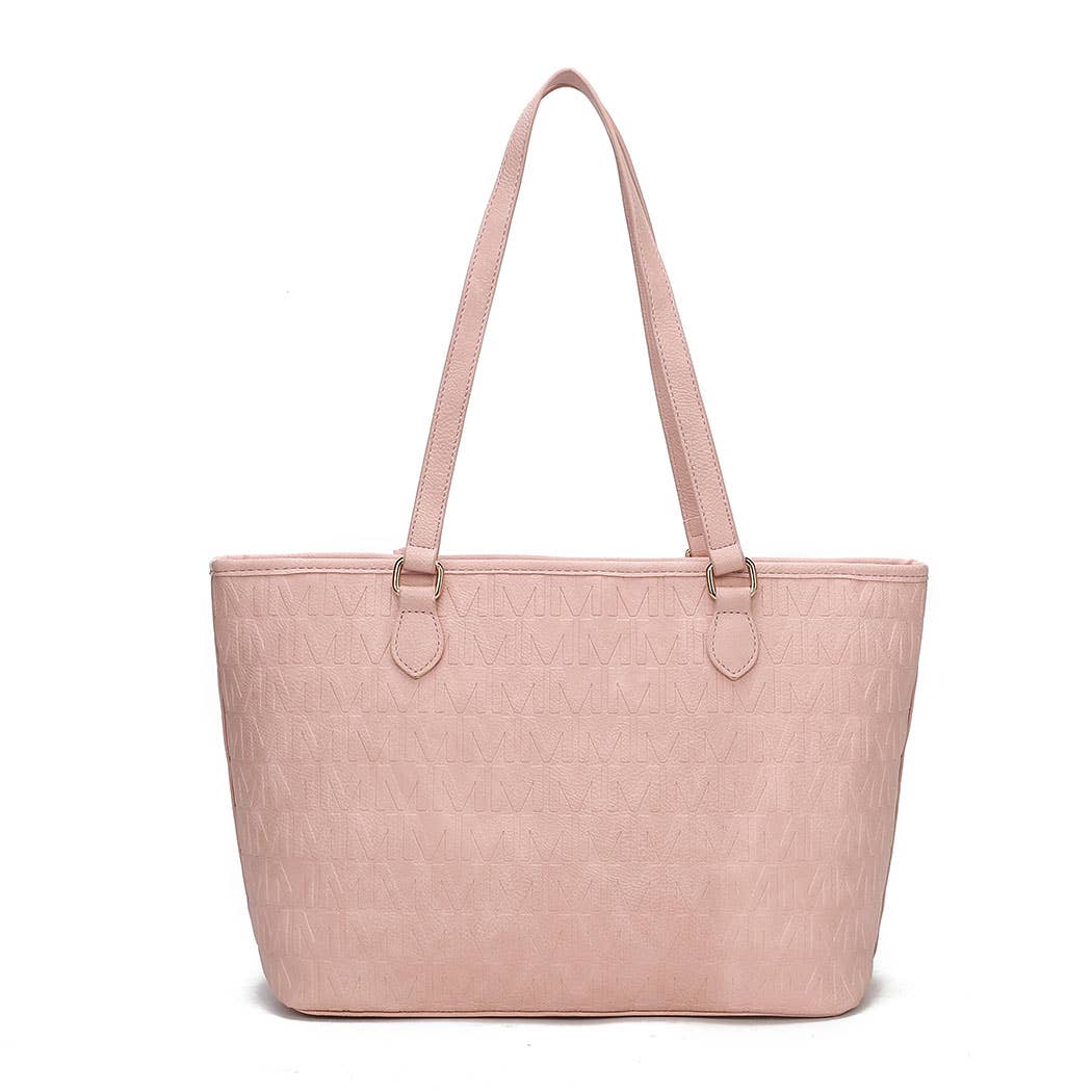 MKF Arya Signature Women’s Tote Bag by Mia K- 4 PCS Sets