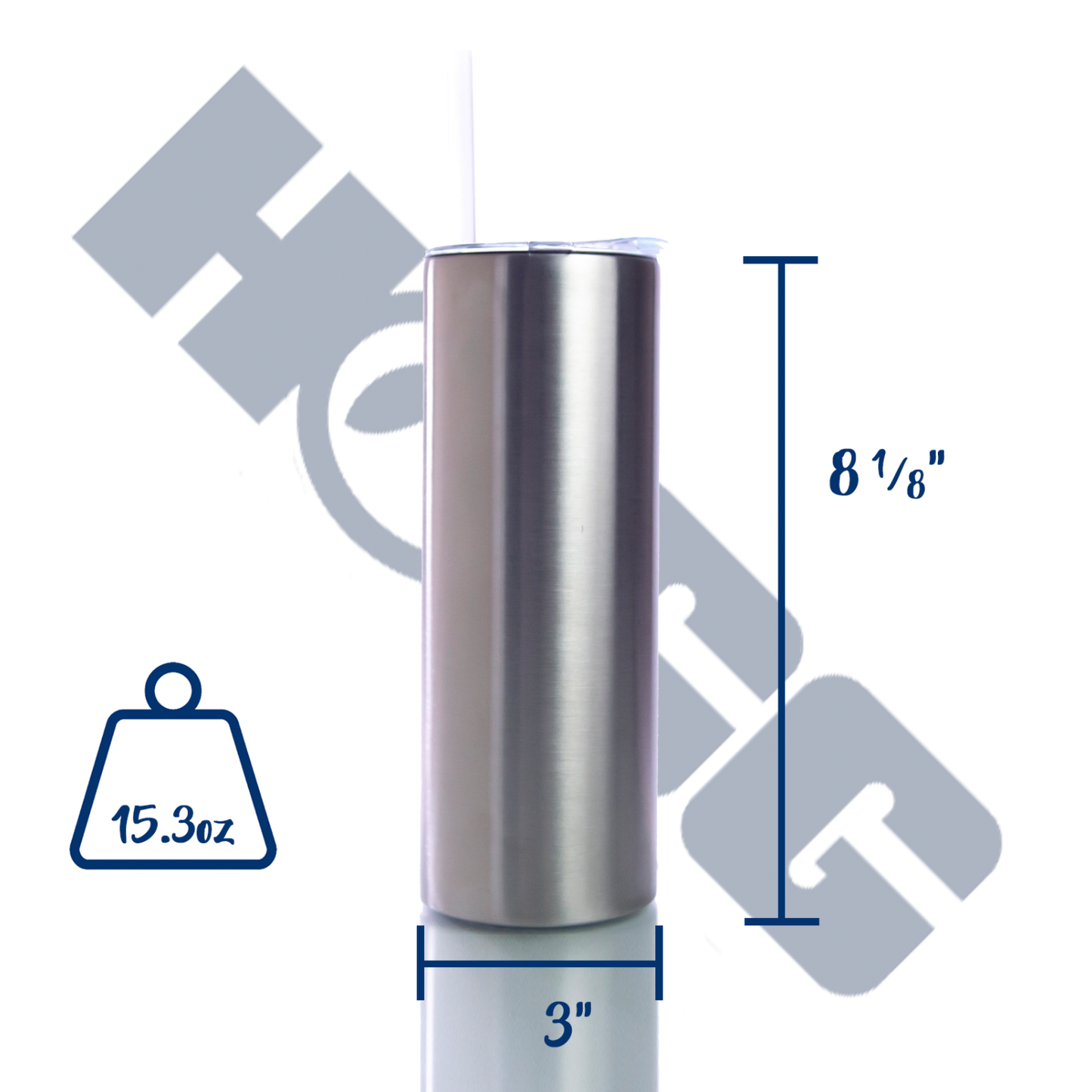 25oz SUBLIMATION DUO SKINNY TUMBLER