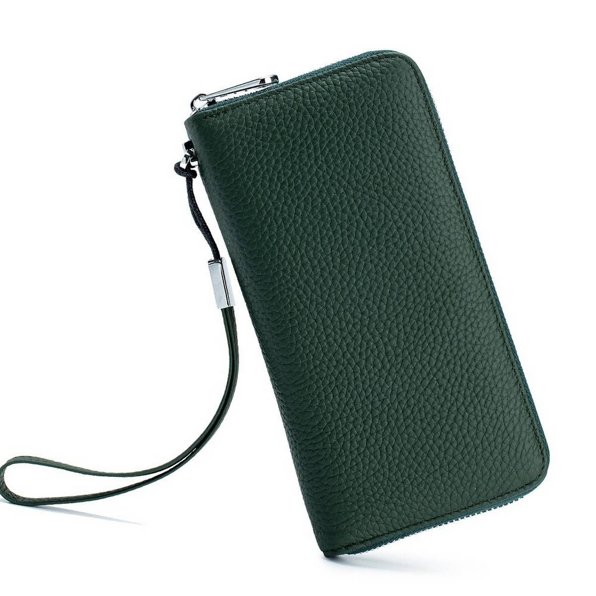 Long Leather Wallet – Soft Handheld Clutch_CUAB00388