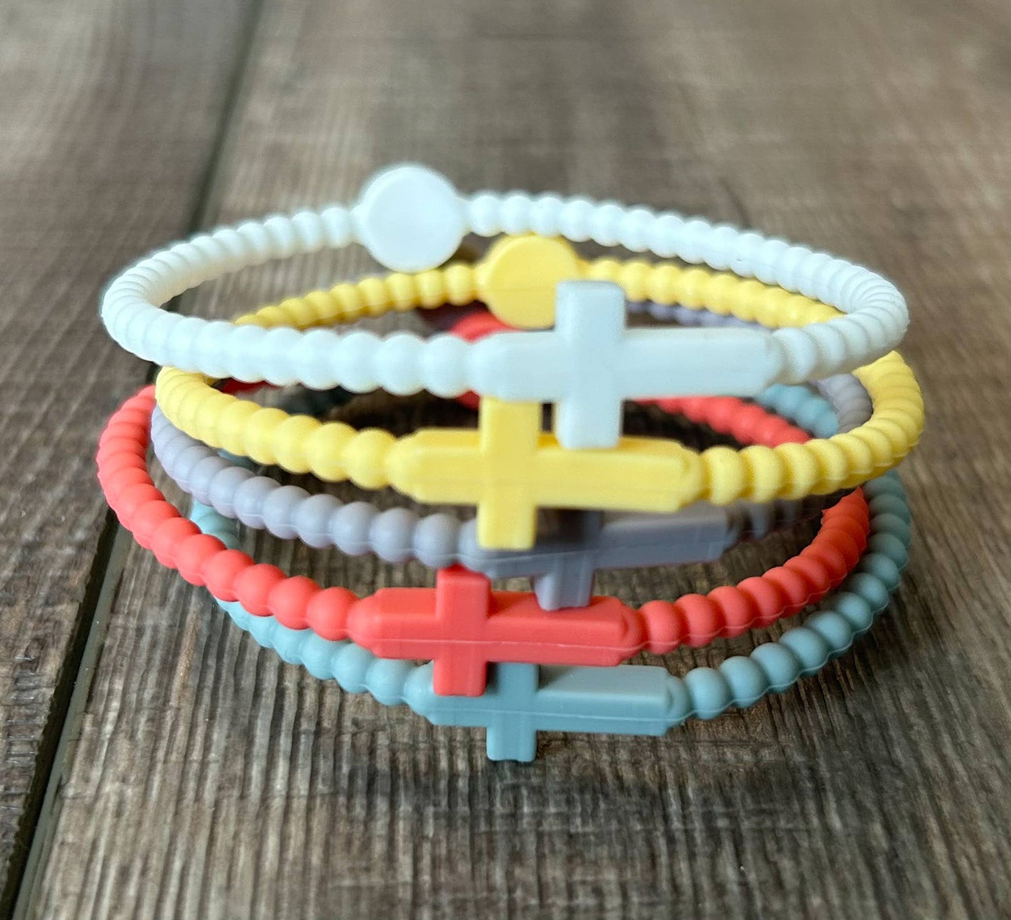 2792 Silicone Cross Bracelet