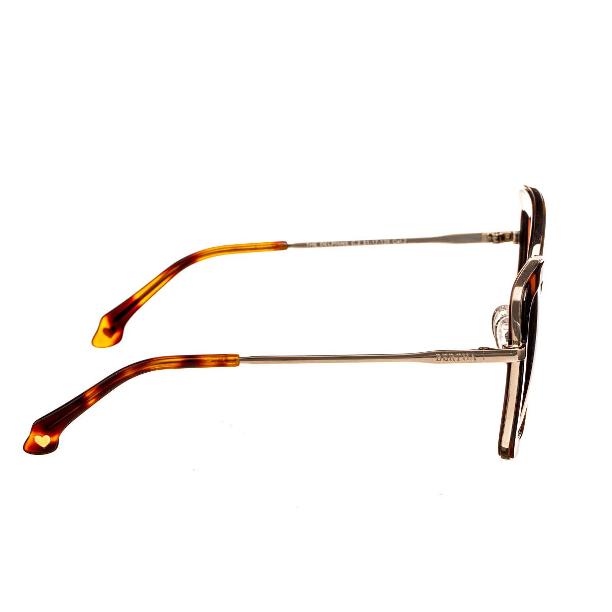 Bertha Ellie Handmade-in-Italy Polarized Square Sunglasses