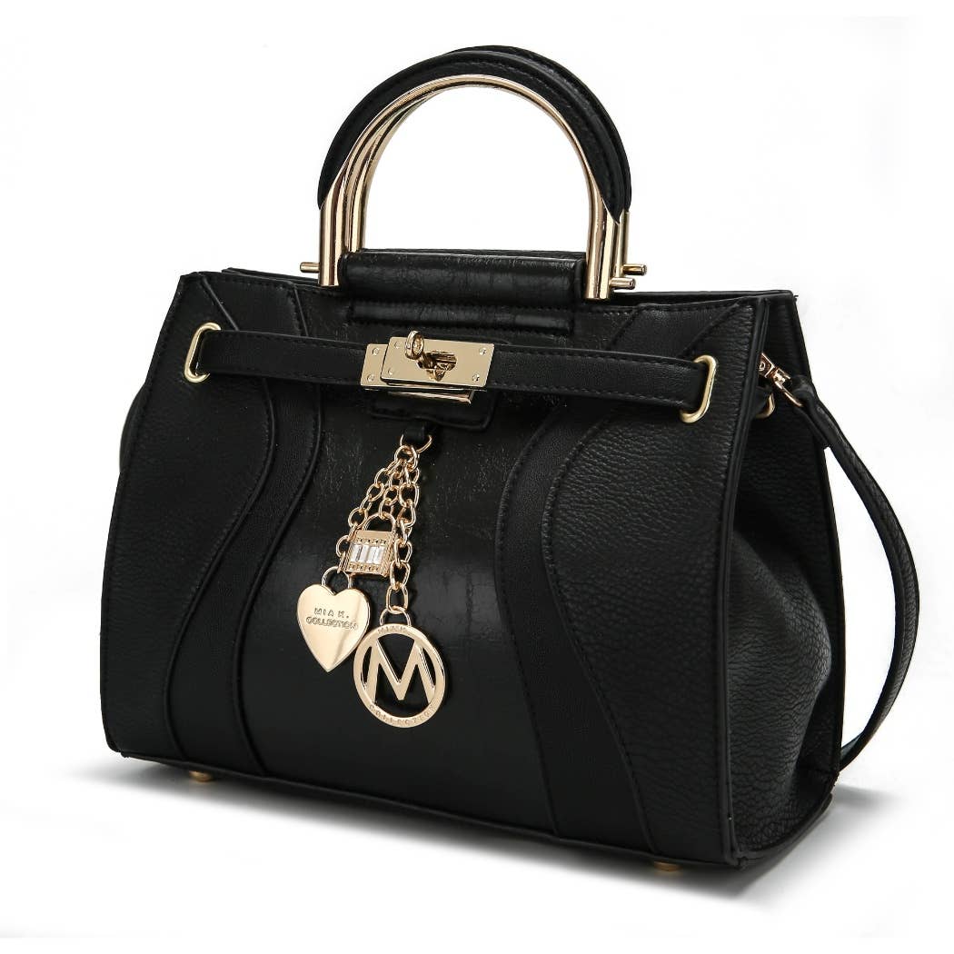387 MKF Cassia Women's Medium Satchel Handbag Vegan Leather