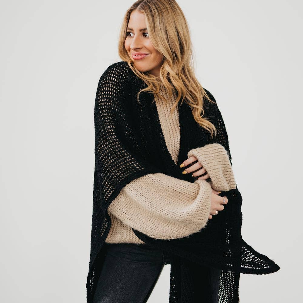 Cece Crochet Poncho Wholesale