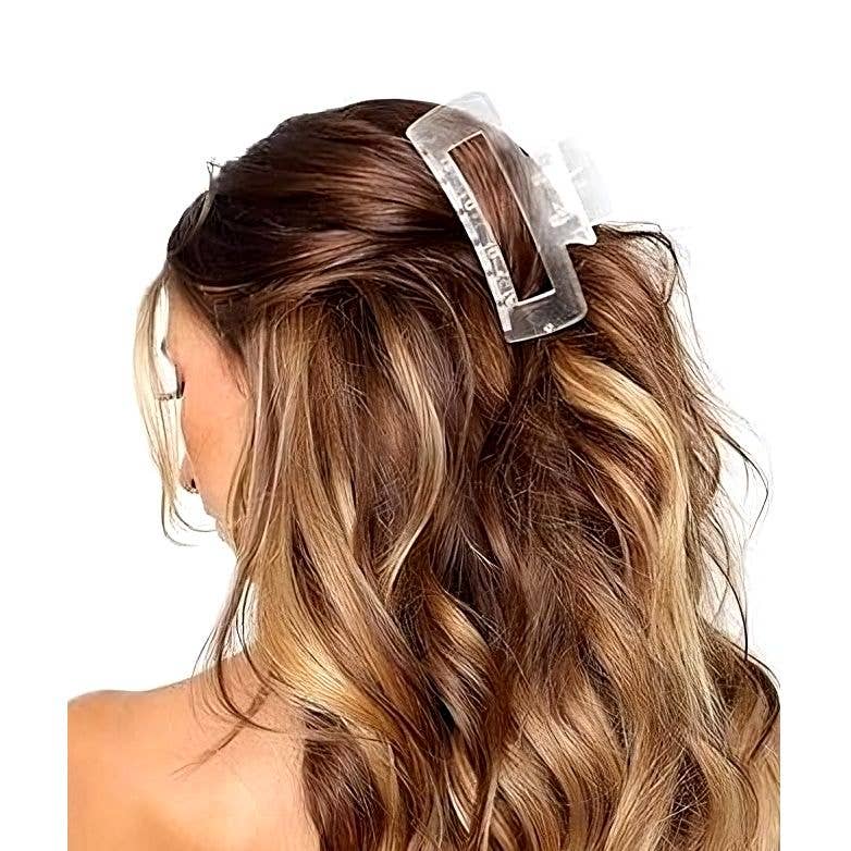 Rectangle Acrylic Jaw Hair Clip