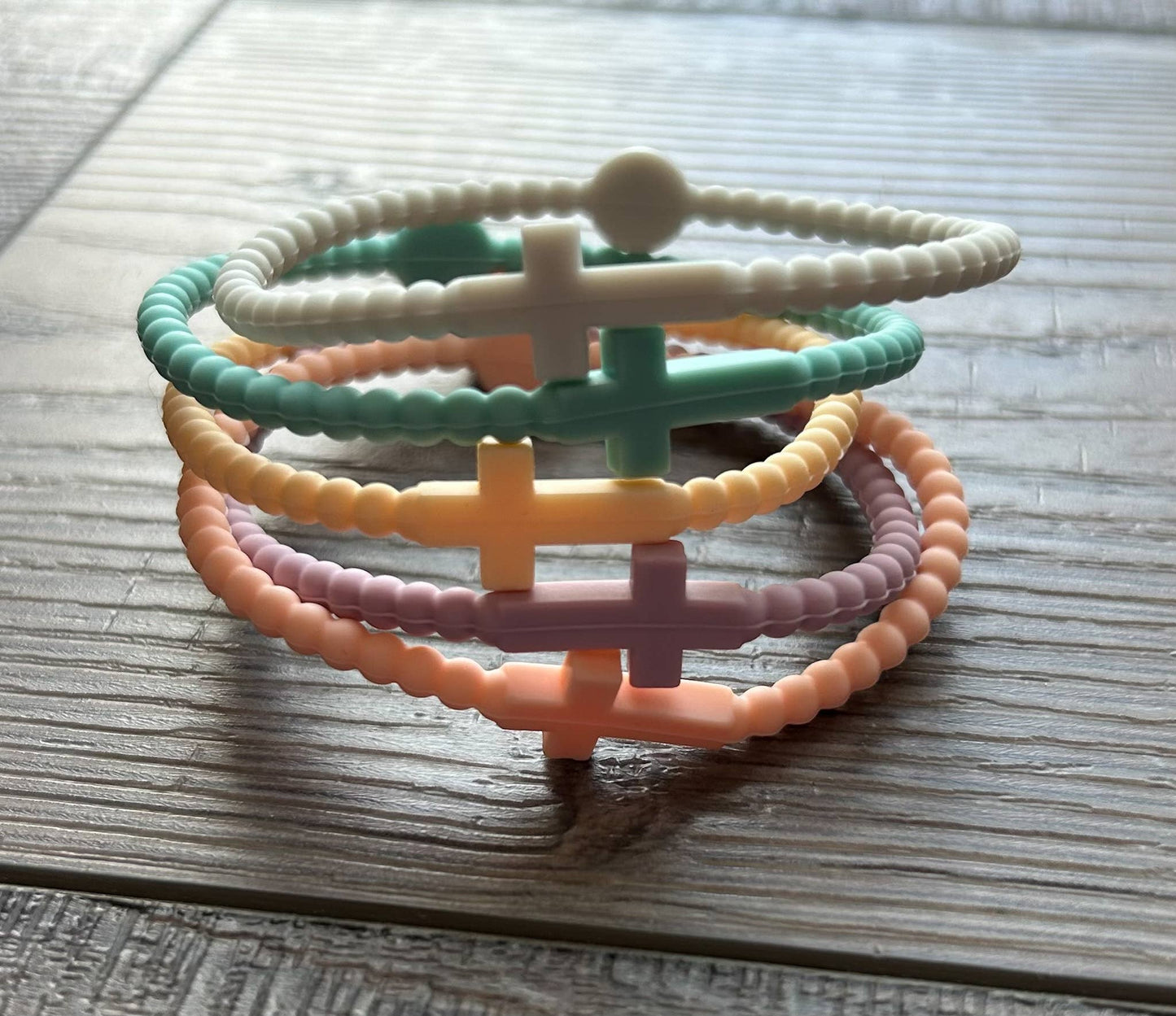 2792 Silicone Cross Bracelet