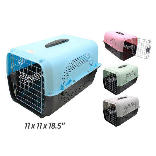 Pet Crate 11" x 11" x 18.5" Plastic