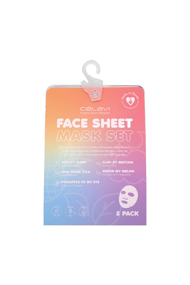 2826 Celavi FM012 Face Sheet Mask Set
