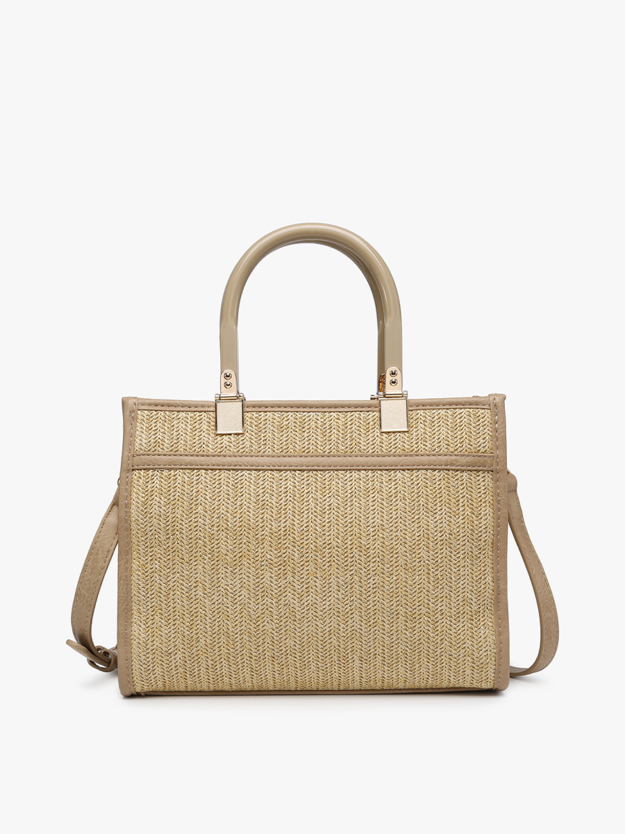 M2233 Kaya Rattan Satchel Bag – Dual Handles