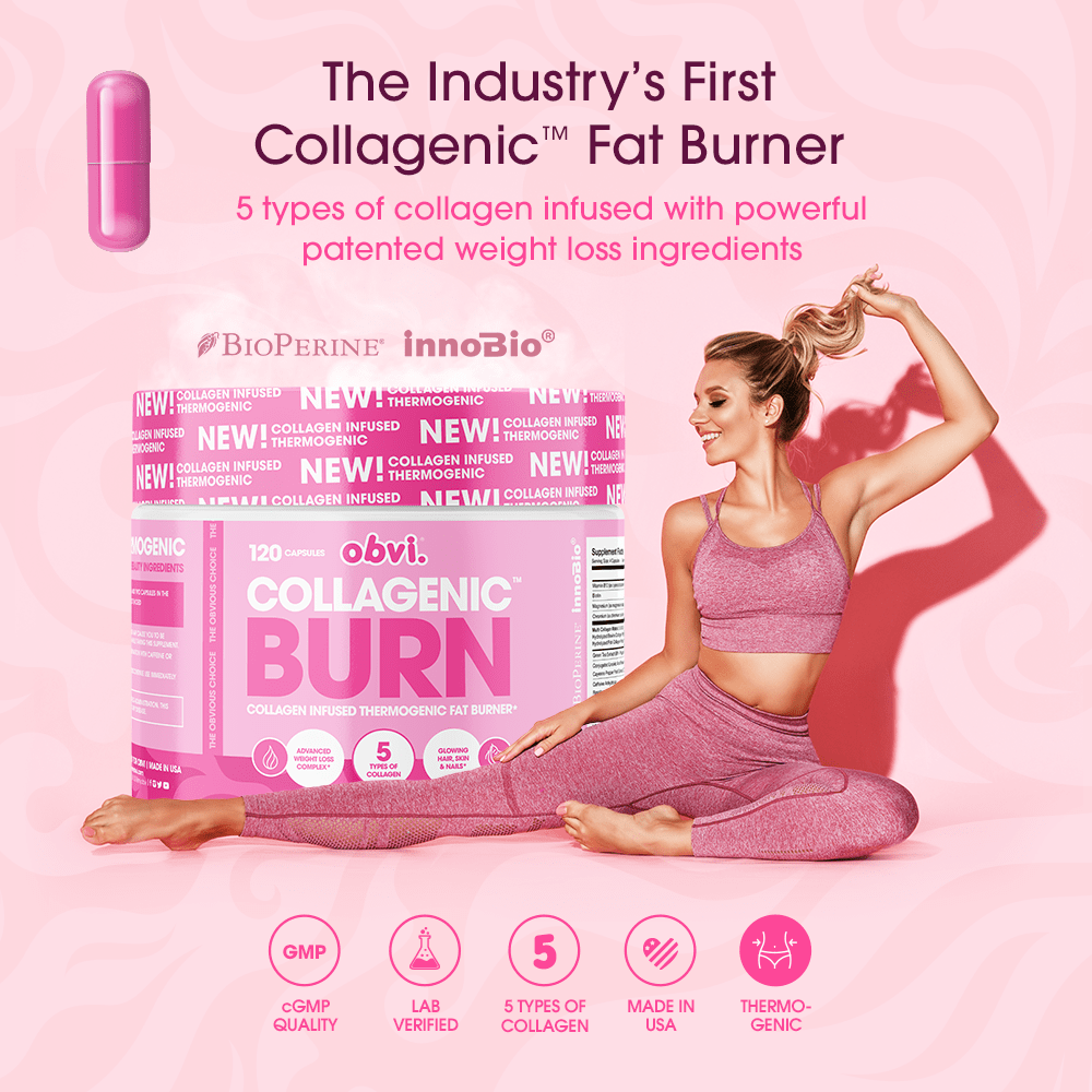 Obvi Collagenic™ Fat Burner 120 Capsules - 1 Pack (Faire)