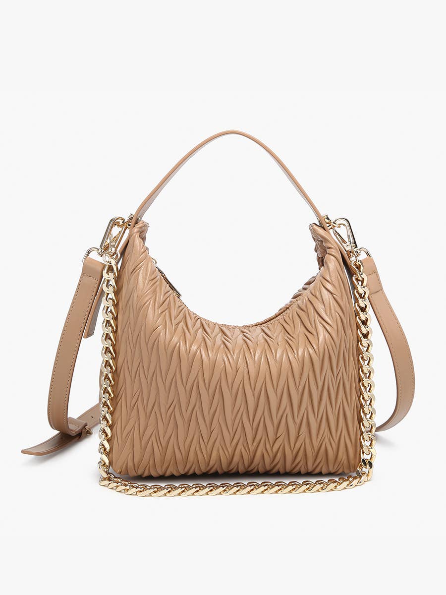Brenna Matelassé Shoulder Bag – Vegan Leather Bag | EH2582