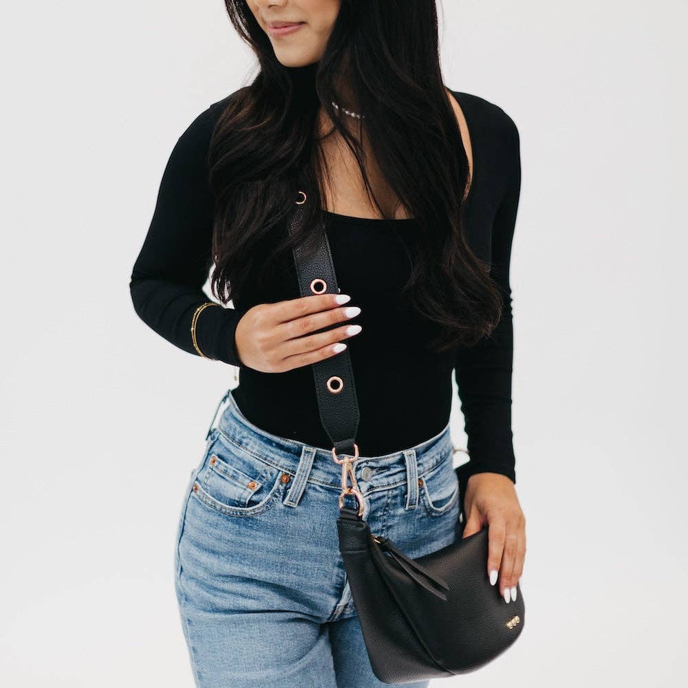 Evelynn Eyelet Vegan Leather Strap Wholesale