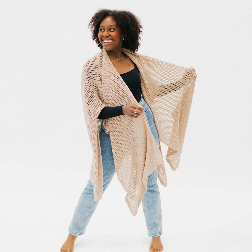 Cece Crochet Poncho Wholesale