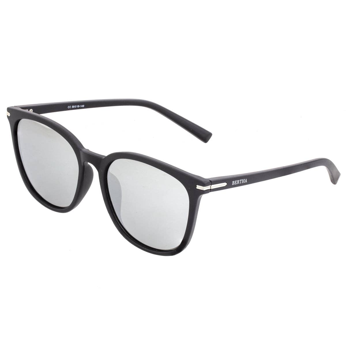 Bertha Piper Polarized Wayfarer Sunglasses