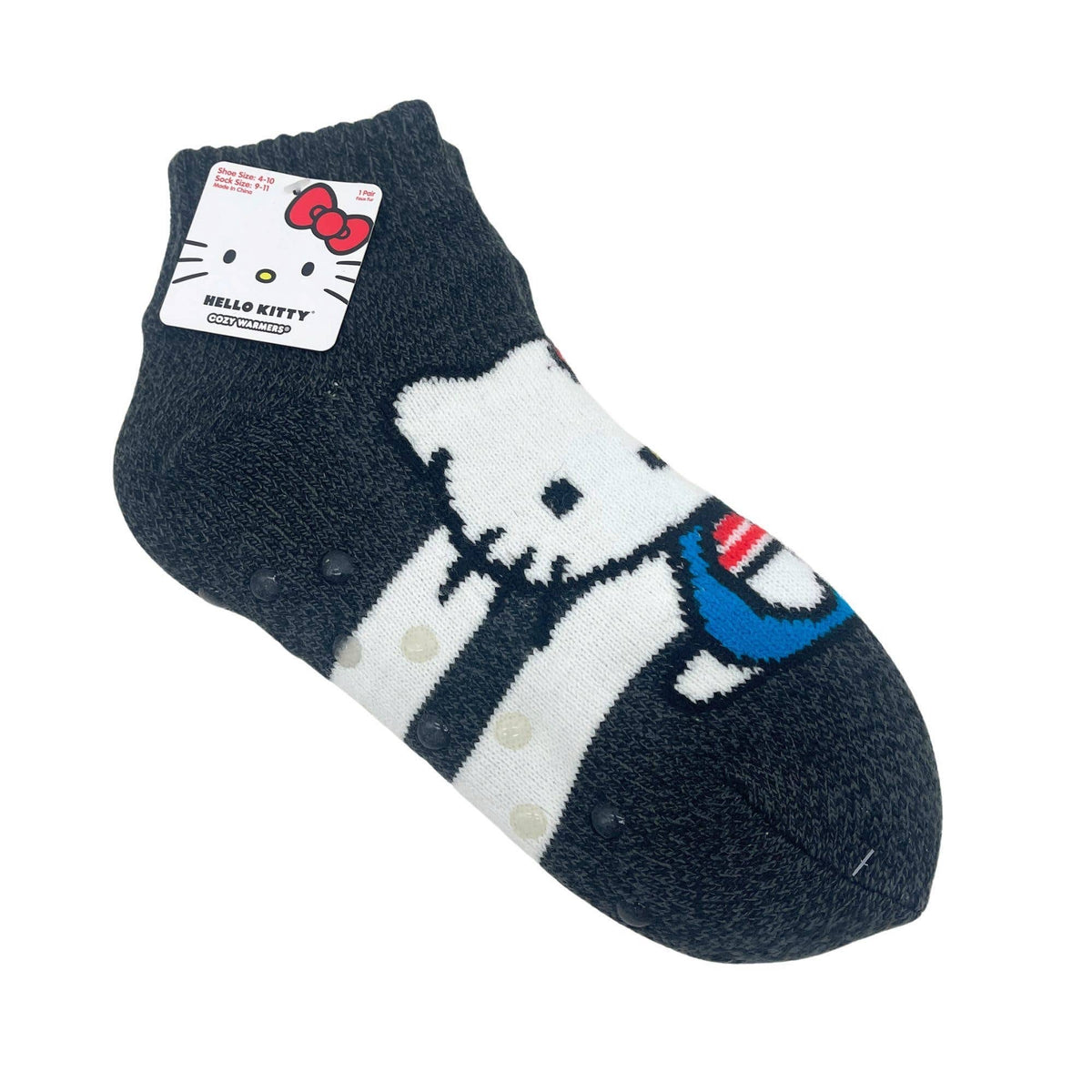 Hello Kitty Cozy Warmer Gripper Slipper Socks Size 9–11