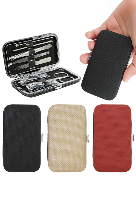 8 Pcs Solid Stainless Steel Nailcare Kit Set