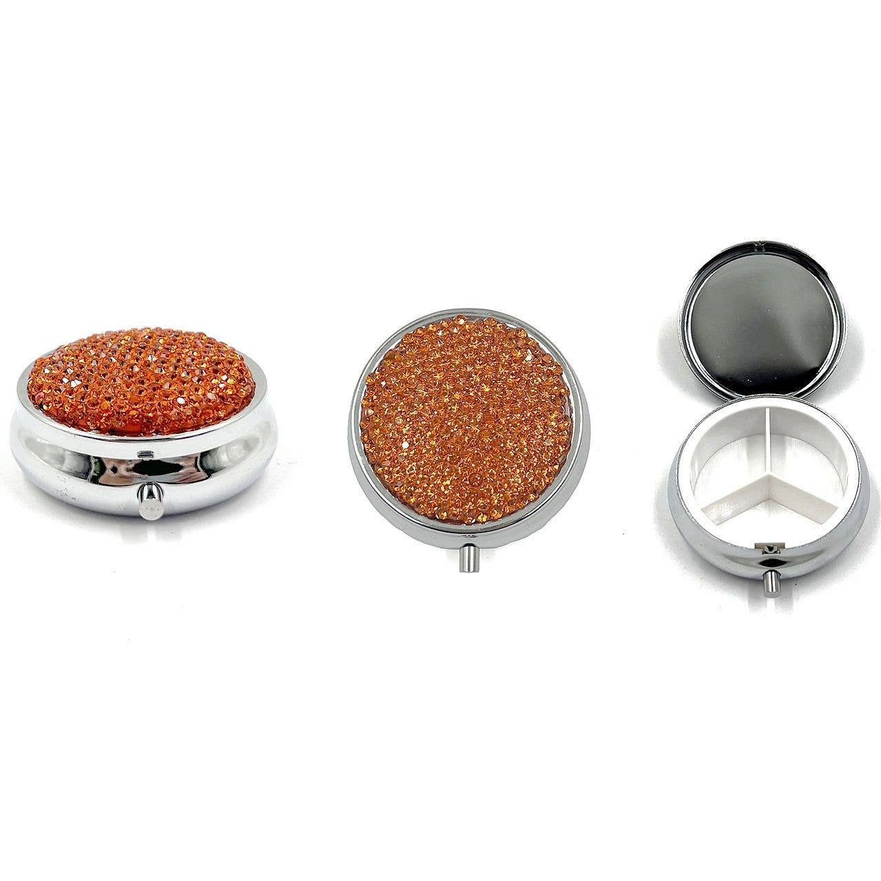 159 Bling Chic Rhinestone Pill Case