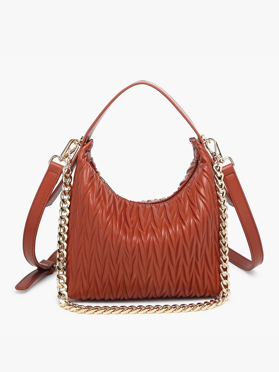 Brenna Matelassé Shoulder Bag – Vegan Leather Bag | EH2582