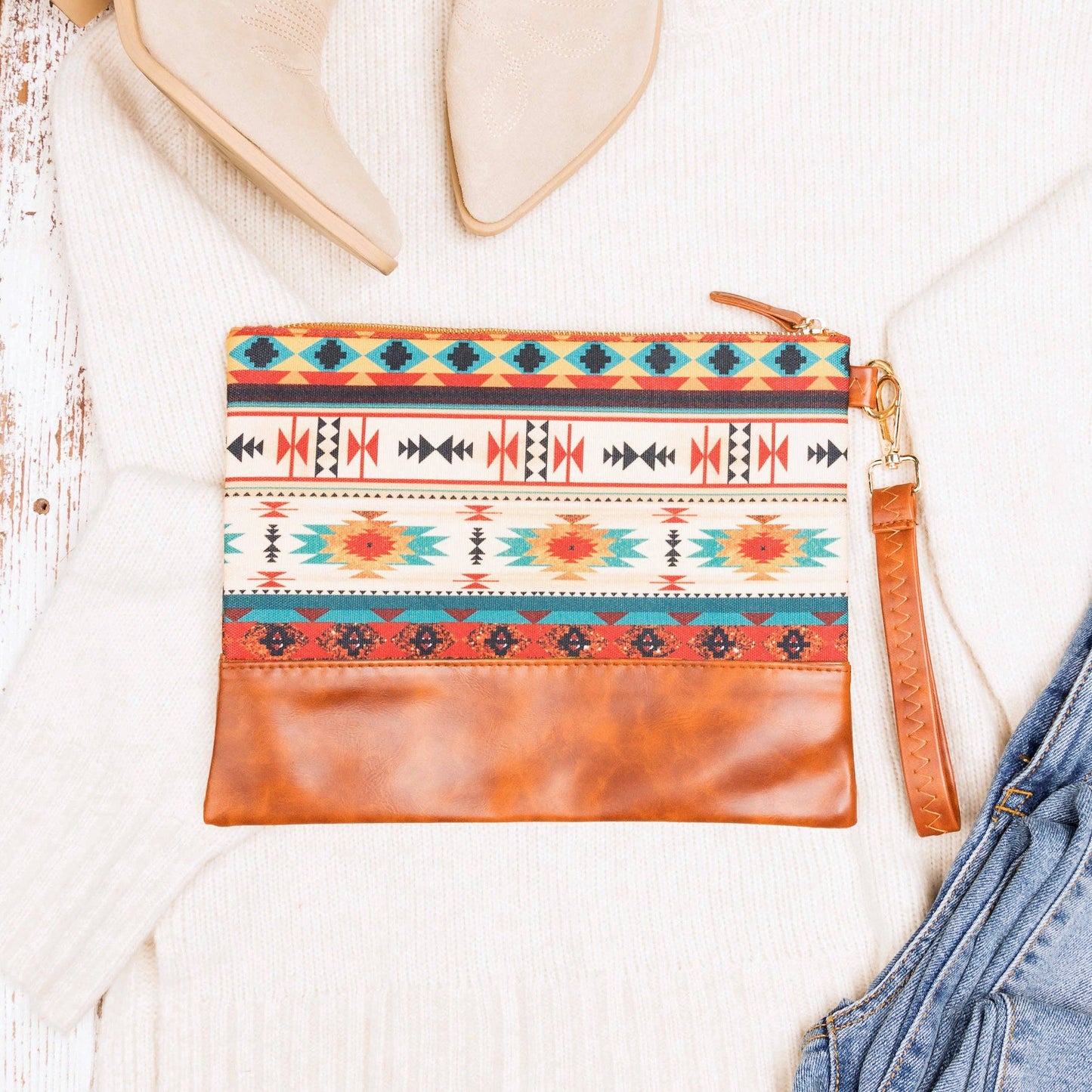 Aztec Boho Clutch #2080