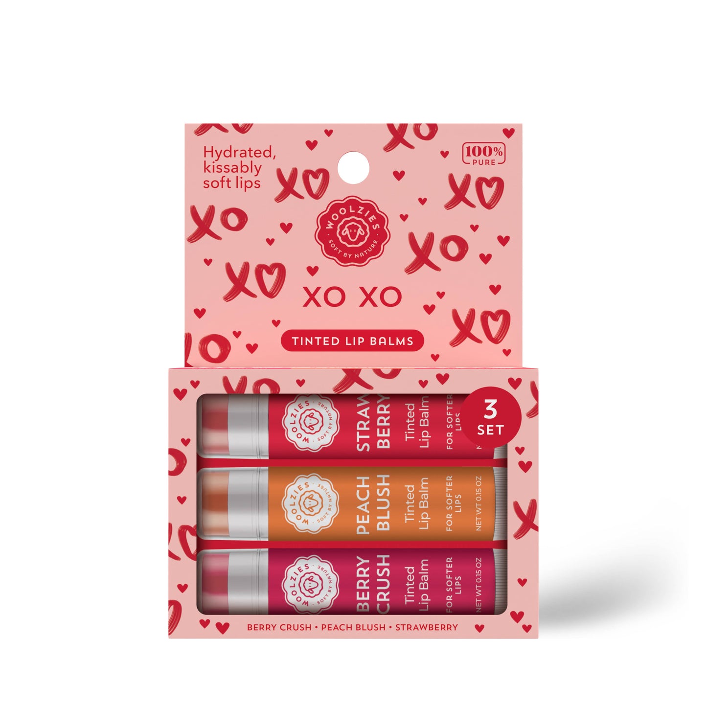 XOXO Lip Balm Set Of 3