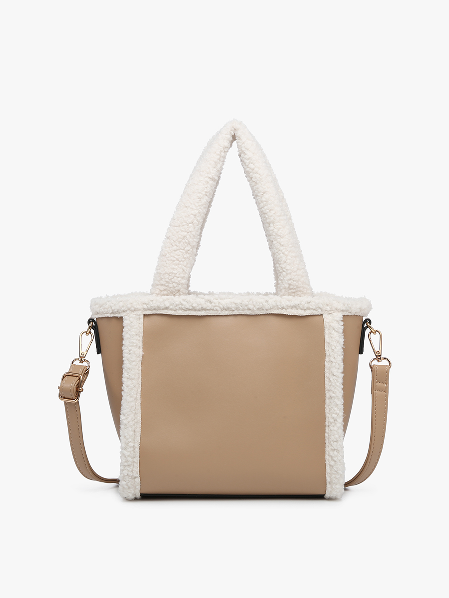 Helsinki Sherpa Trim Satchel/Crossbody | JN2378