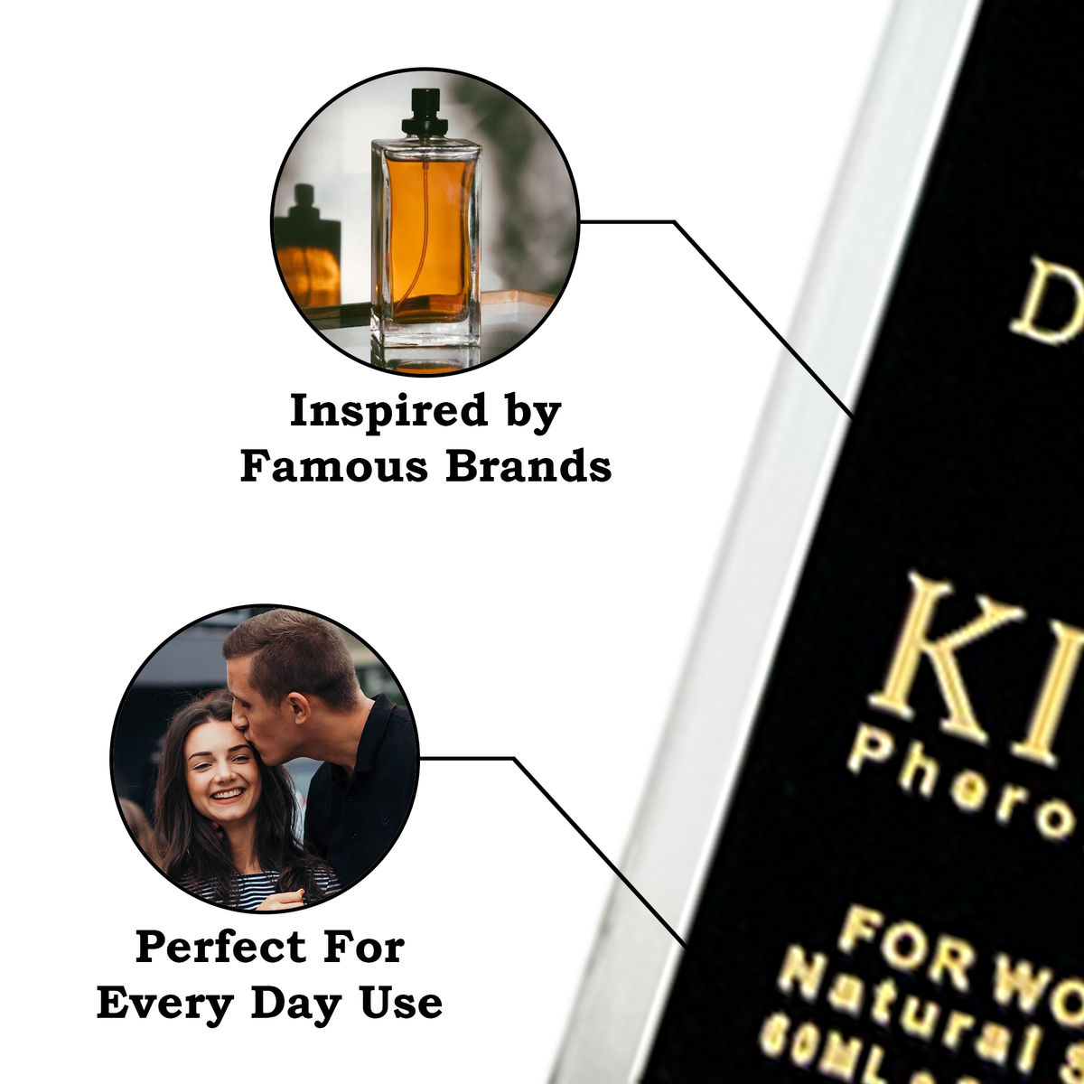 DASPAR KIRA WOMEN PERFUME WITH PHE.RO.MO.NES 2.02 OZ