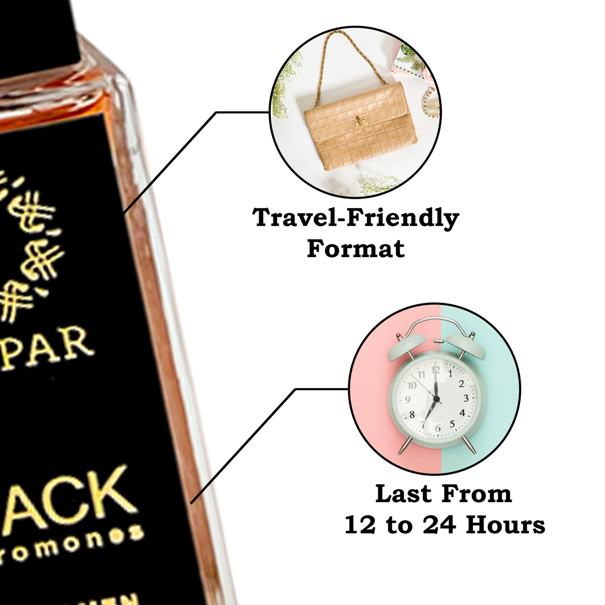 DASPAR FOL.LOW ME WOMEN PERFUME WITH PHE.RO.MO.NES 2.02 OZ