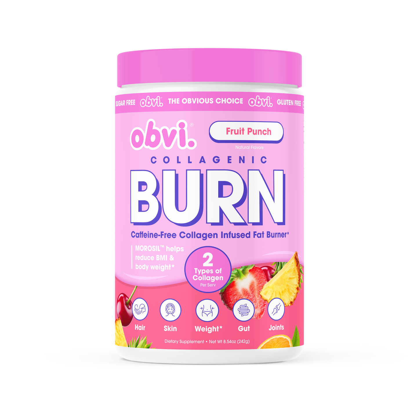 Obvi Collagenic Burn Powder- Fruit Punch