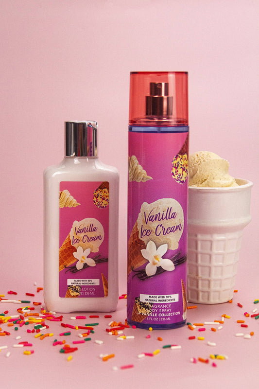 2576 Vanilla Ice Cream 2-Piece Body Mist and Body Lotion Set